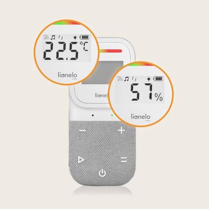 Lionelo - Бездротова акумуляторна дитяча радіоняня BABYLINE 2.3 5V