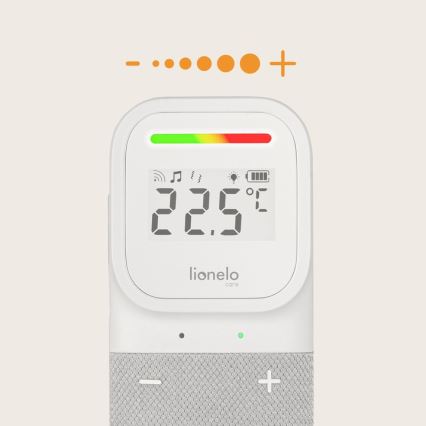 Lionelo - Бездротова акумуляторна дитяча радіоняня BABYLINE 2.3 5V