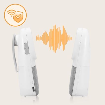 Lionelo - Бездротова акумуляторна дитяча радіоняня BABYLINE 2.3 5V