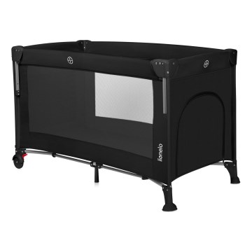 Lionelo - Детская дорожная кроватка 3 в 1 ELLEN Black Carbon