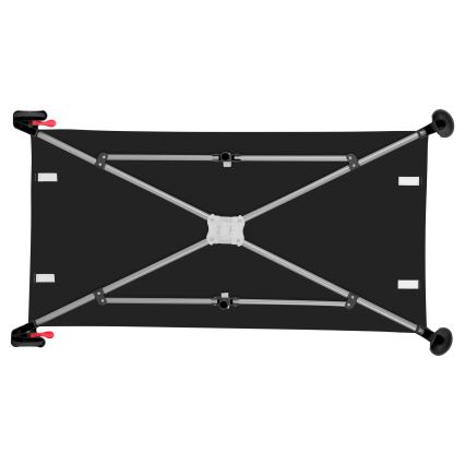 Lionelo - Детская дорожная кроватка 3 в 1 ELLEN Black Carbon