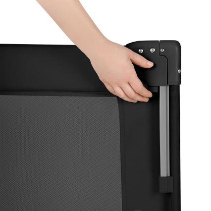 Lionelo - Детская дорожная кроватка 3 в 1 ELLEN Black Carbon