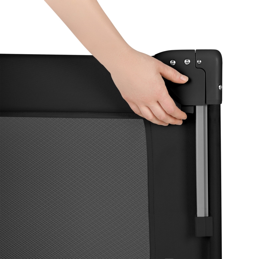 Lionelo - Детская дорожная кроватка 3 в 1 ELLEN Black Carbon