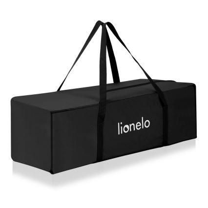 Lionelo - Детская дорожная кроватка 3 в 1 ELLEN Black Carbon
