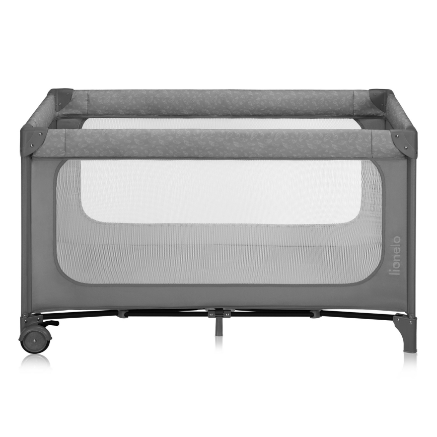 Lionelo - детская дорожная кроватка JASMIN EASY FOLD Grey Stone