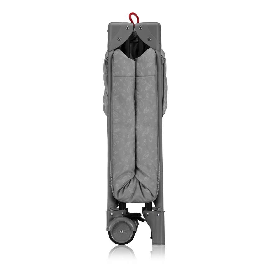 Lionelo - детская дорожная кроватка JASMIN EASY FOLD Grey Stone