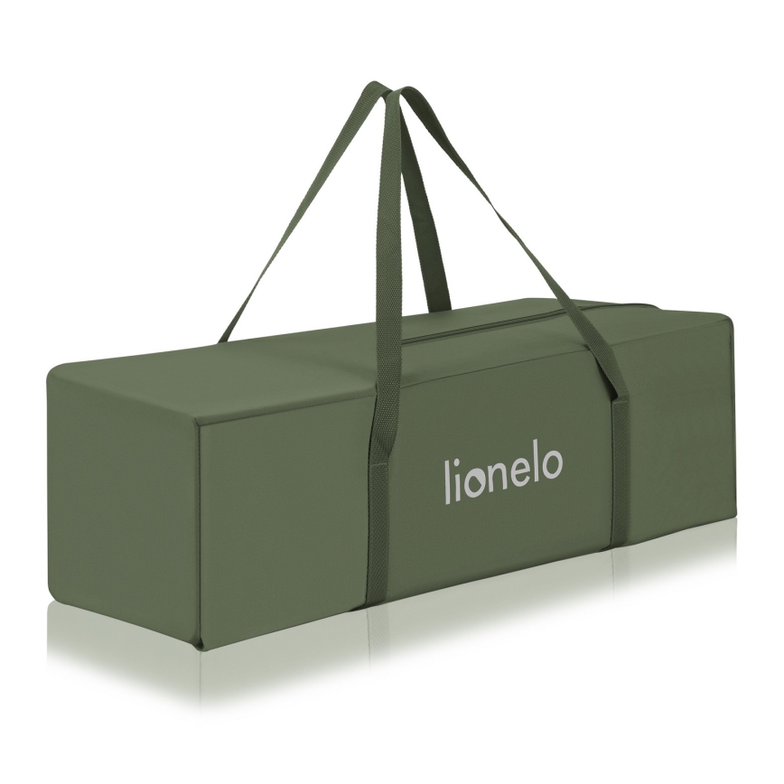 Lionelo - детская дорожная кроватка JASMIN EASY FOLD, оливковый