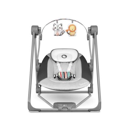 Lionelo - детская качалка OTTO 4xLR14 Cozy Grey