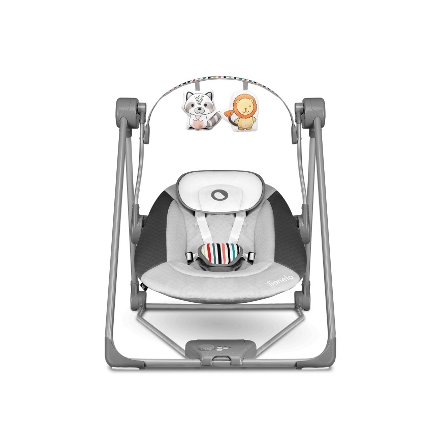 Lionelo - детская качалка OTTO 4xLR14 Cozy Grey