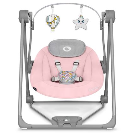 Lionelo - Детская качалка OTTO 4xLR14 Pink Baby