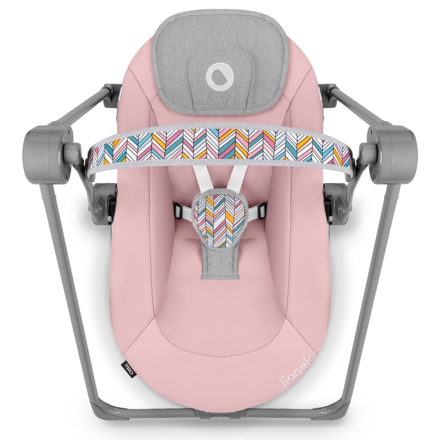 Lionelo - Детская качалка OTTO 4xLR14 Pink Baby