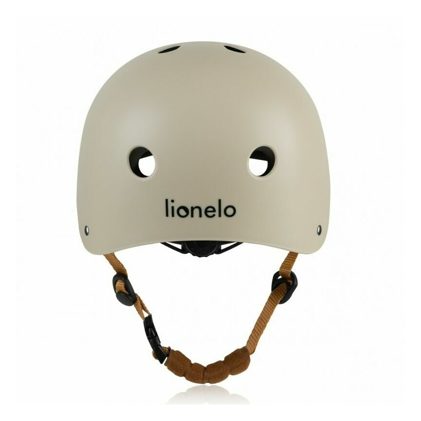 Lionelo - Детский шлем HELMET Бежевый песок