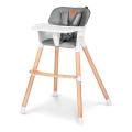 Lionelo - Детский стульчик для кормления 2 в 1 KOEN Grey Stone