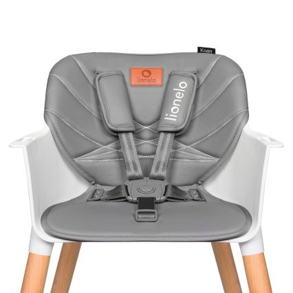Lionelo - Детский стульчик для кормления 2 в 1 KOEN Grey Stone