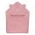 Lionelo - Детское полотенце с капюшоном MUSLIN HOODED TOWEL Розовое для малыша