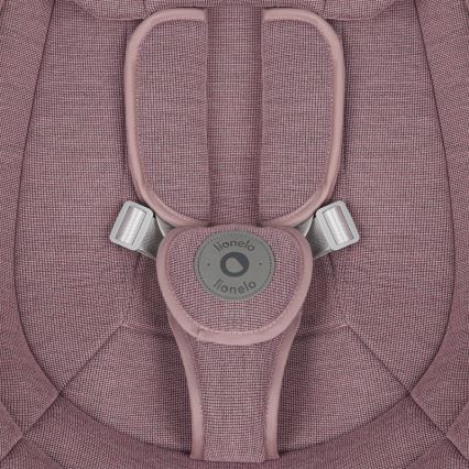 Lionelo - Дитяча гойдалка з мелодією BLOSSOM Pink Mauve + пульт дистанційного керування