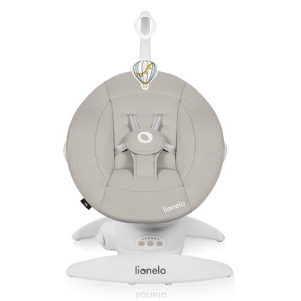 Lionelo - Дитяча гойдалка з мелодією IRIS 4xAA пісочно-бежевий