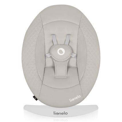 Lionelo - Дитяча гойдалка з мелодією IRIS 4xAA пісочно-бежевий