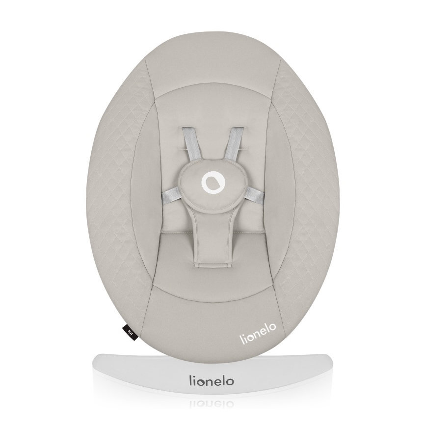 Lionelo - Дитяча гойдалка з мелодією IRIS 4xAA пісочно-бежевий
