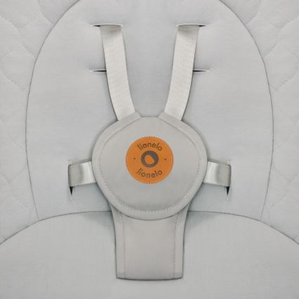 Lionelo - Дитяча гойдалка з мелодією MELL Beige Sand 4xAA + пульт дистанційного керування