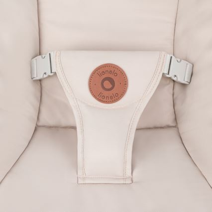 Lionelo - Дитяча гойдалка з мелодією OLIVIA Beige Natural + дистанційне керування