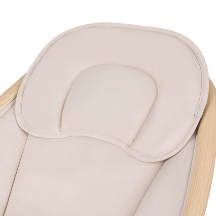 Lionelo - Дитяча гойдалка з мелодією OLIVIA Beige Natural + дистанційне керування