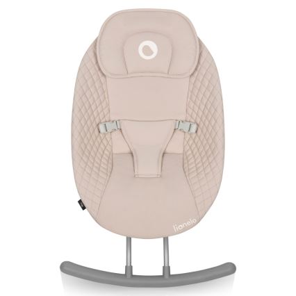 Lionelo - Дитяче гойдалко з мелодією RIO 4xC Beige Latte + пульт дистанційного керування