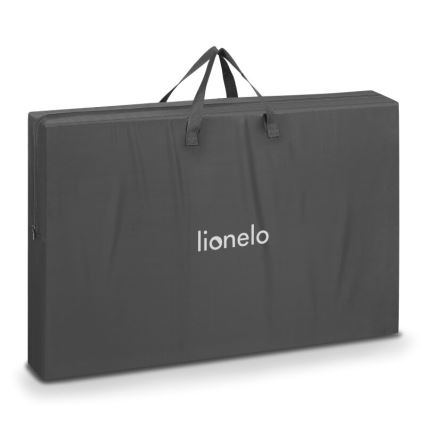 Lionelo - Дитяче ліжечко 3в1 AURORA темно-сірий
