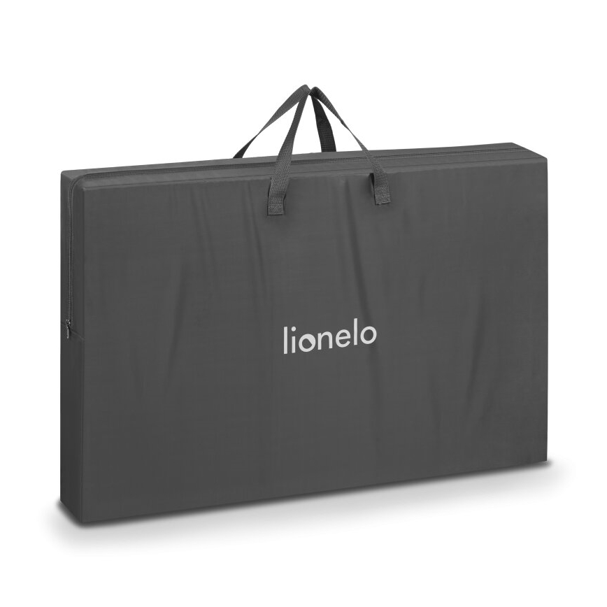 Lionelo - Дитяче ліжечко 3в1 AURORA темно-сірий