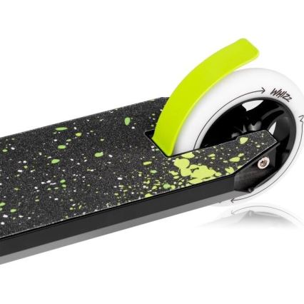 Lionelo - Дитячий самокат WHIZZ чорний/білий/жовтий