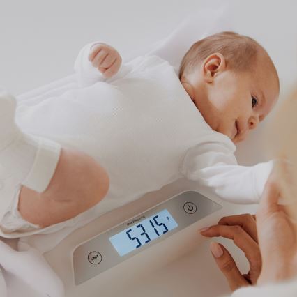 Lionelo - Дитячі ваги для немовлят BABYBALANCE 3xAAA