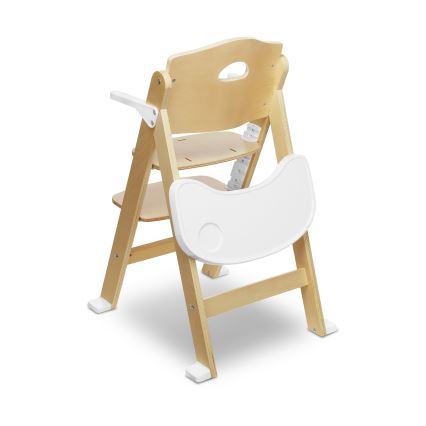 Lionelo - дитячий обідній стілець 3-в-1 FLORIS White Natural
