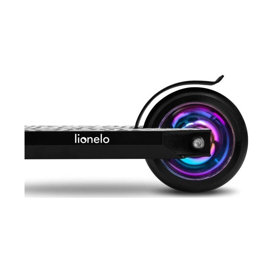 Lionelo - Дитячий самокат WHIZZ NEO чорний
