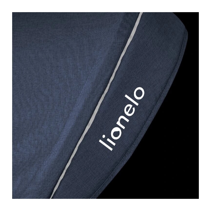 Lionelo - Дитячий триколісний велосипед HAARI темно-синій/сірий