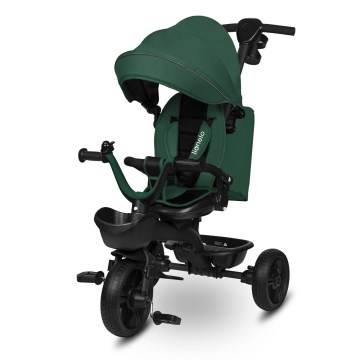 Lionelo - дитячий триколісний велосипед KORI Green Emerald