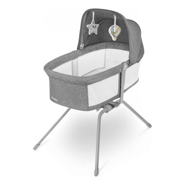 Lionelo - Дорожная кроватка MALIN Grey Stone