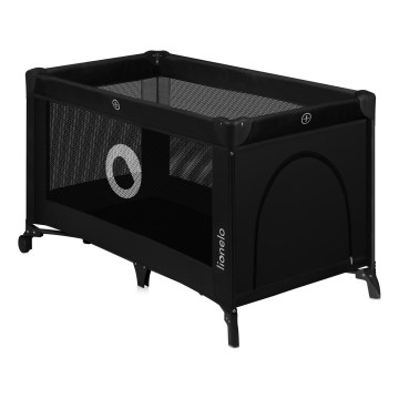Lionelo - Дорожная кроватка STEFI Black Carbon