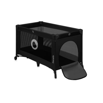 Lionelo - Дорожная кроватка STEFI Black Carbon