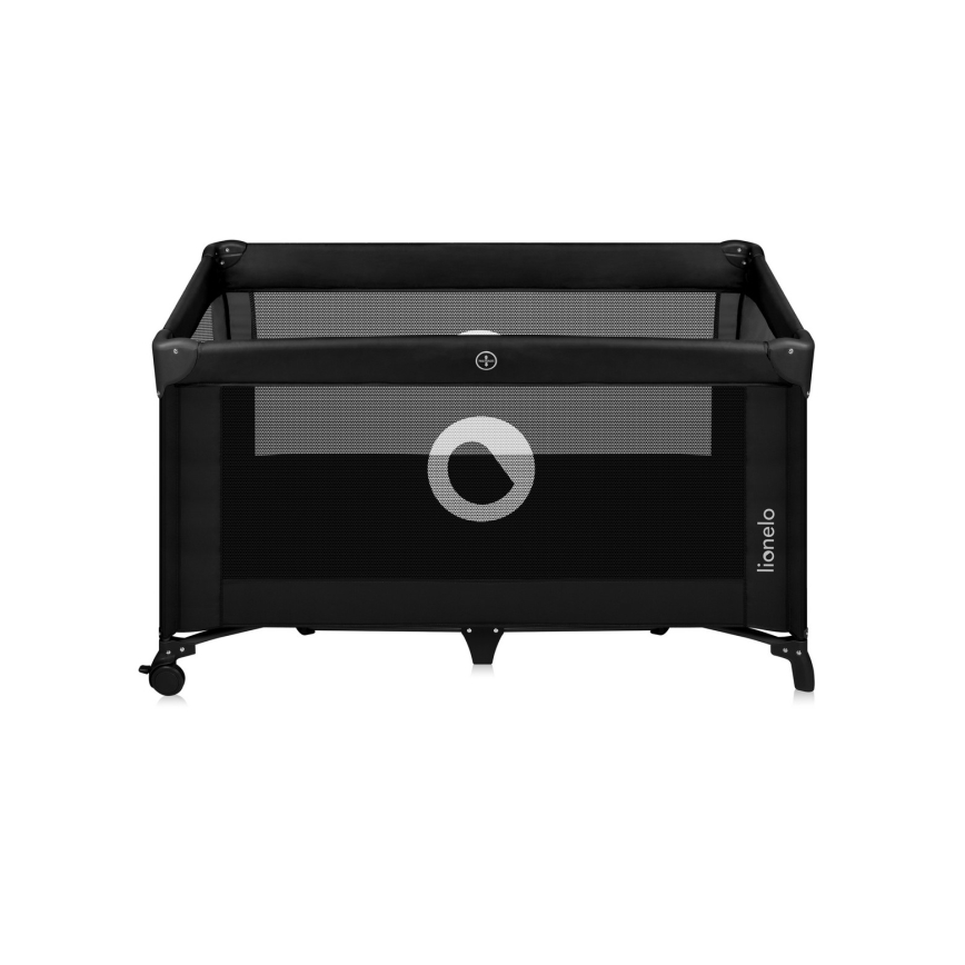Lionelo - Дорожная кроватка STEFI Black Carbon