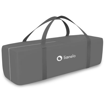 Lionelo - Дорожная кроватка STEFI PLUS, серо-белая