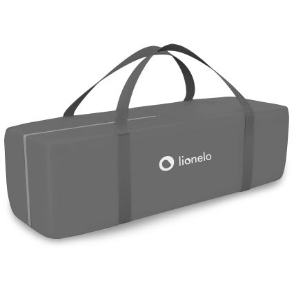 Lionelo - Дорожная кроватка STEFI PLUS, серый/мультиколор