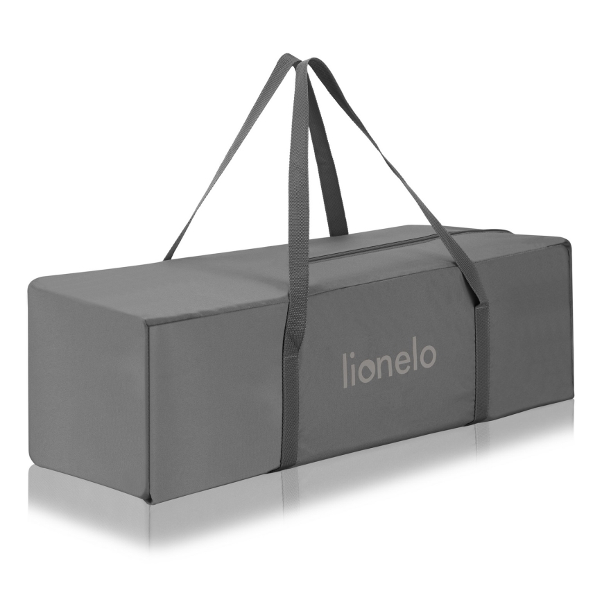 Lionelo - дорожнє дитяче ліжечко JASMIN EASY FOLD, колір Сірий камінь