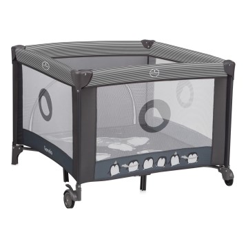 Lionelo - Игровая ограда BONNIE Grey Scandi