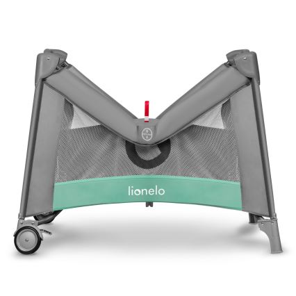 Lionelo - Игровая кроватка MILLE Серый-Зеленый