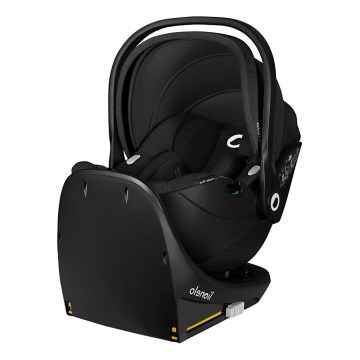 Lionelo - Обертове автокрісло з базою MOXIE SET i-Size 40-87 см Чорний карбон