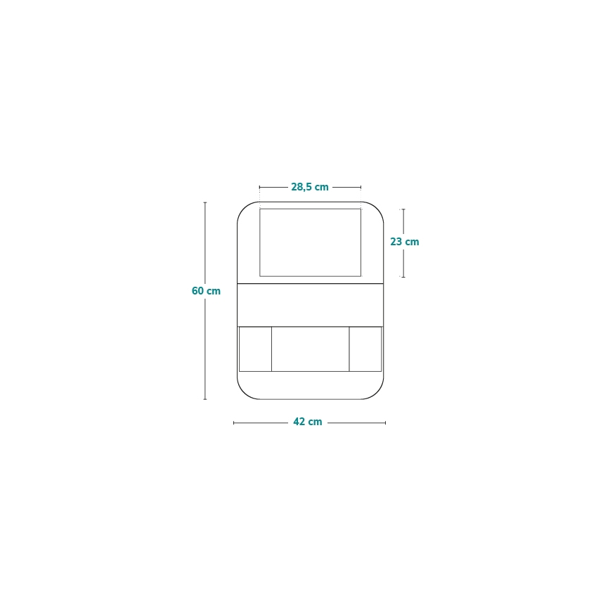 Lionelo - Органайзер для автомобиля SEAT ORGANIZER чёрный