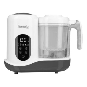 Lionelo - Пароварка 5в1 BABYMENU 110W/230V білий/сірий