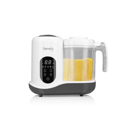 Lionelo - Пароварка 5в1 BABYMENU 110W/230V білий/сірий