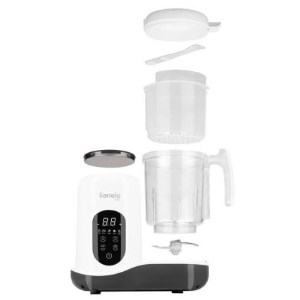 Lionelo - Пароварка 5в1 BABYMENU 110W/230V білий/сірий