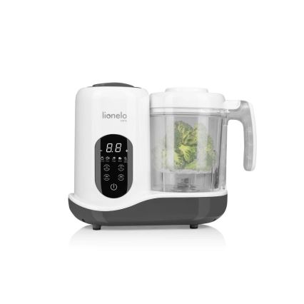 Lionelo - Пароварка 5в1 BABYMENU белый/серый